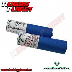 PACK BATERIA LIPO ABSIMA 1/14 - 3.7V 1500mAh (2) 