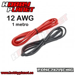 CABLE SILICONA 12 AWG Negro + Rojo