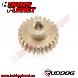 PIÑON DE ALUMINIO RUDDOG 06P - 25T
