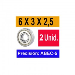 RODAMIENTOS 6X3X2.5 (4 UNIDADES