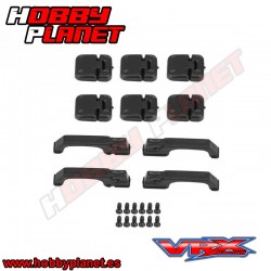 JUEGO MANETAS Y BISAGRAS TRX4 - AXIAL - SHERPA