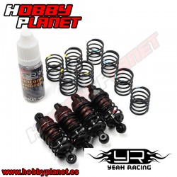 SET AMORTIGUADORES BIG BORE 50MM YEAH RACING 