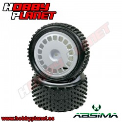 RUEDAS ABSIMA "MINI PINK" REAR BLANCO (2)