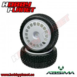 RUEDAS ABSIMA "MINI BLOCK" FRONT BLANCO (2)