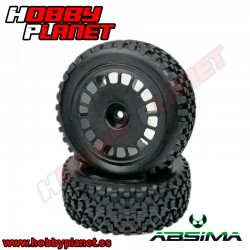 RUEDAS ABSIMA "MINI BLOCK" FRONT NEGRO (2)