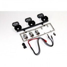 KIT DE FOCOS CON LED CUADRADOS (3)