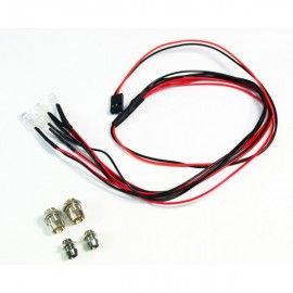 KIT DE LUCES CON SUBJECCION 2 WHITE + 2 RED 