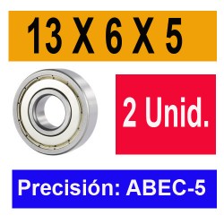 RODAMIENTO 13 X 6 X 5 (2)
