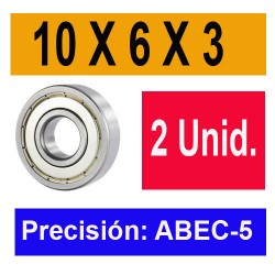 RODAMIENTOS 10X6X3  (2)