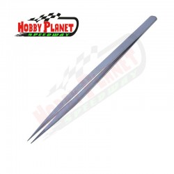 PINZA RECTA GRABADA ACERO INOXIDABLE