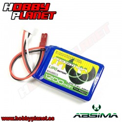 BATERIA LIPO ABSIMA EMISORA - 2S 7.4V 1200mAh BEC