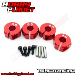 EXAGONOS ROJOS 9 Mm (12 Mm Hex) 